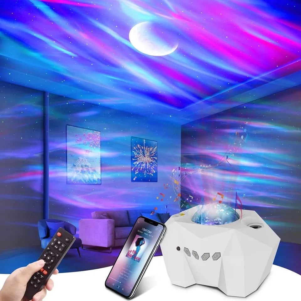 StarrySky Remote-Controlled Galaxy Projector